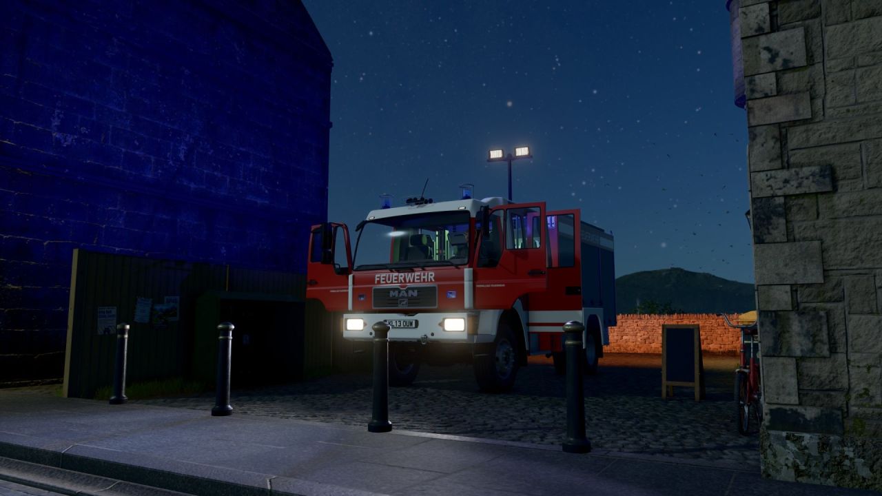 Легендарна Пожежна Машина MAN L2000 Fire Engine для Рольплею у Farming Simulator 25