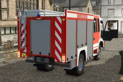 Легендарна Пожежна Машина MAN L2000 Fire Engine для Рольплею у Farming Simulator 25 — 6