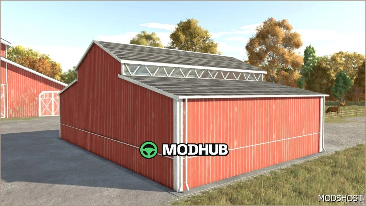 Дерев'яний гараж для Farming Simulator 25