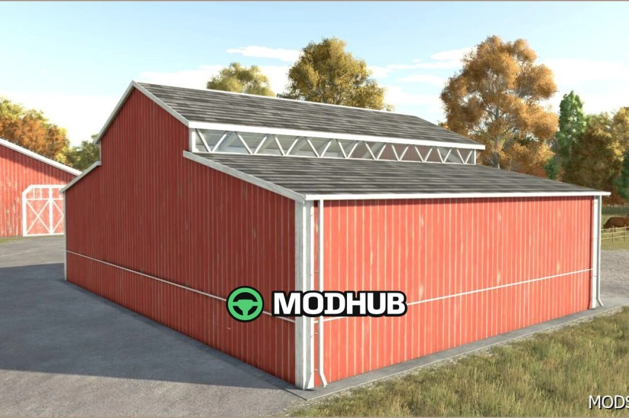 Дерев'яний гараж для Farming Simulator 25