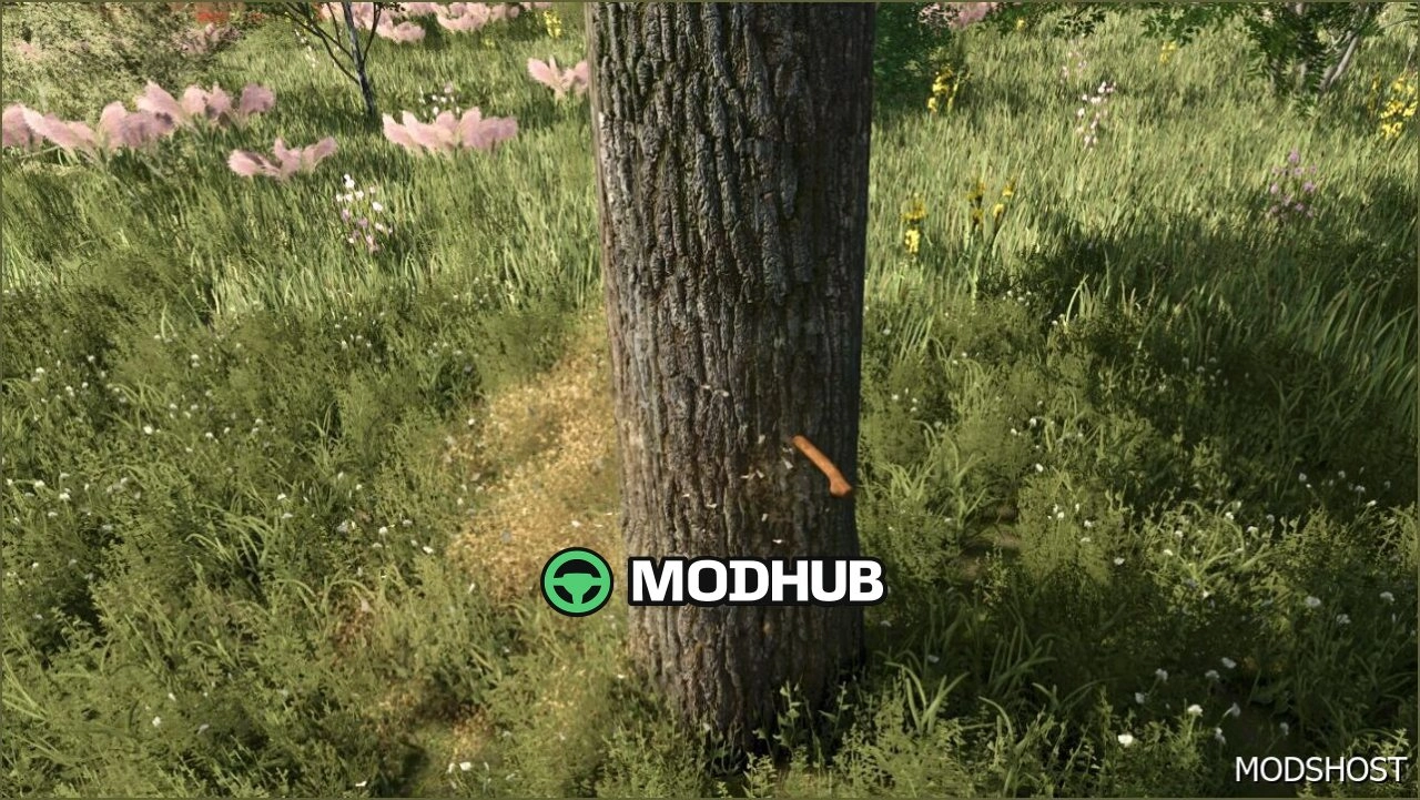 Сокира Animated AXE V1.0.0.2 для Farming Simulator 25