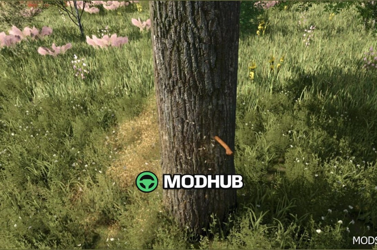 Сокира Animated AXE V1.0.0.2 для Farming Simulator 25