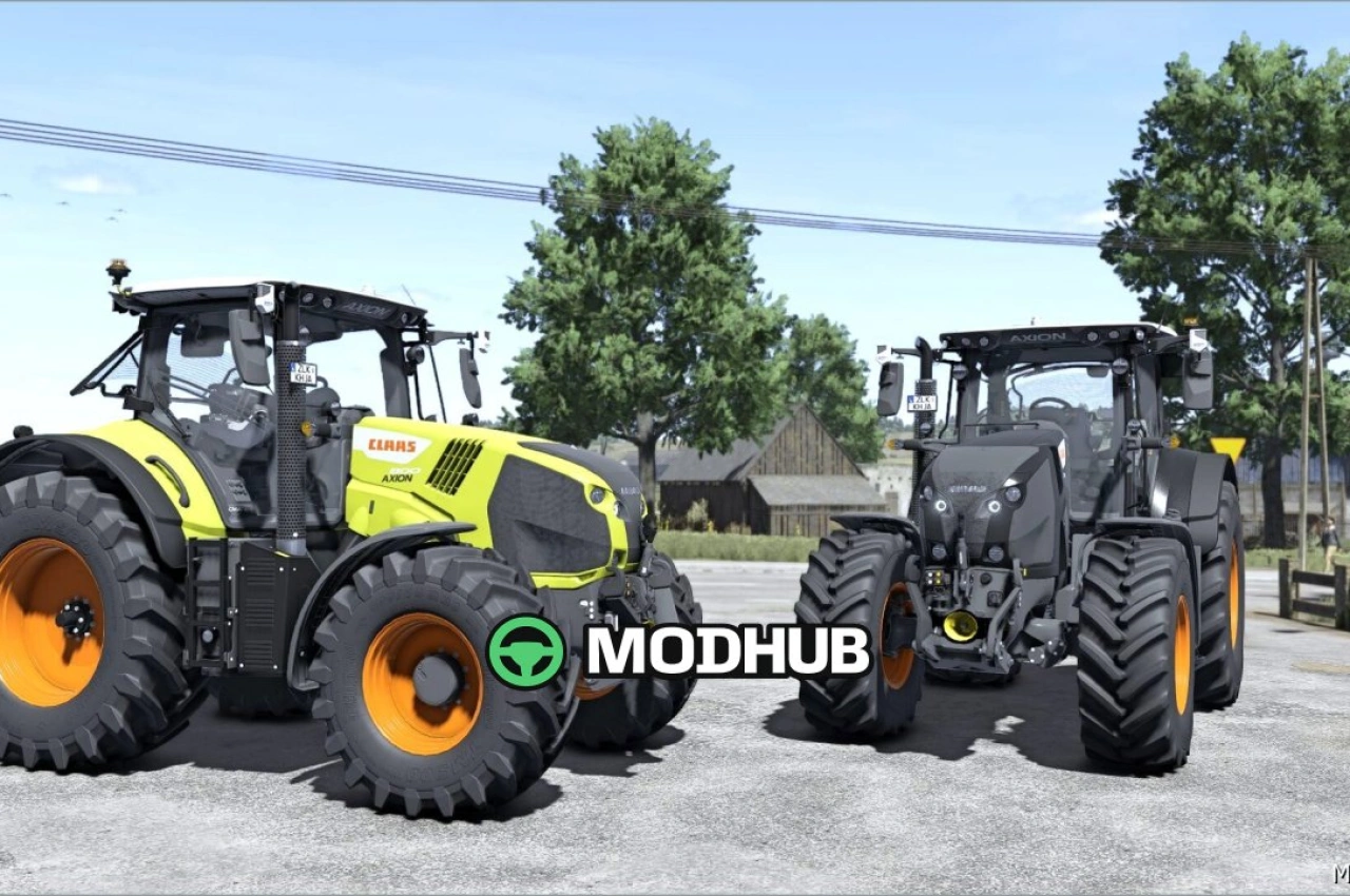 Трактор Claas Axion 800 Series EU & US V1.1 для Farming Simulator 25