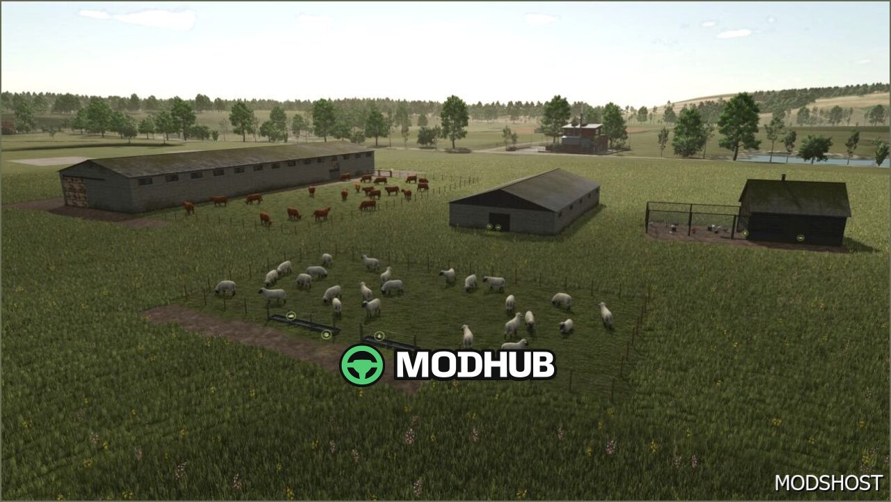 Multi Farm Buildings Pack für Farming Simulator 25
