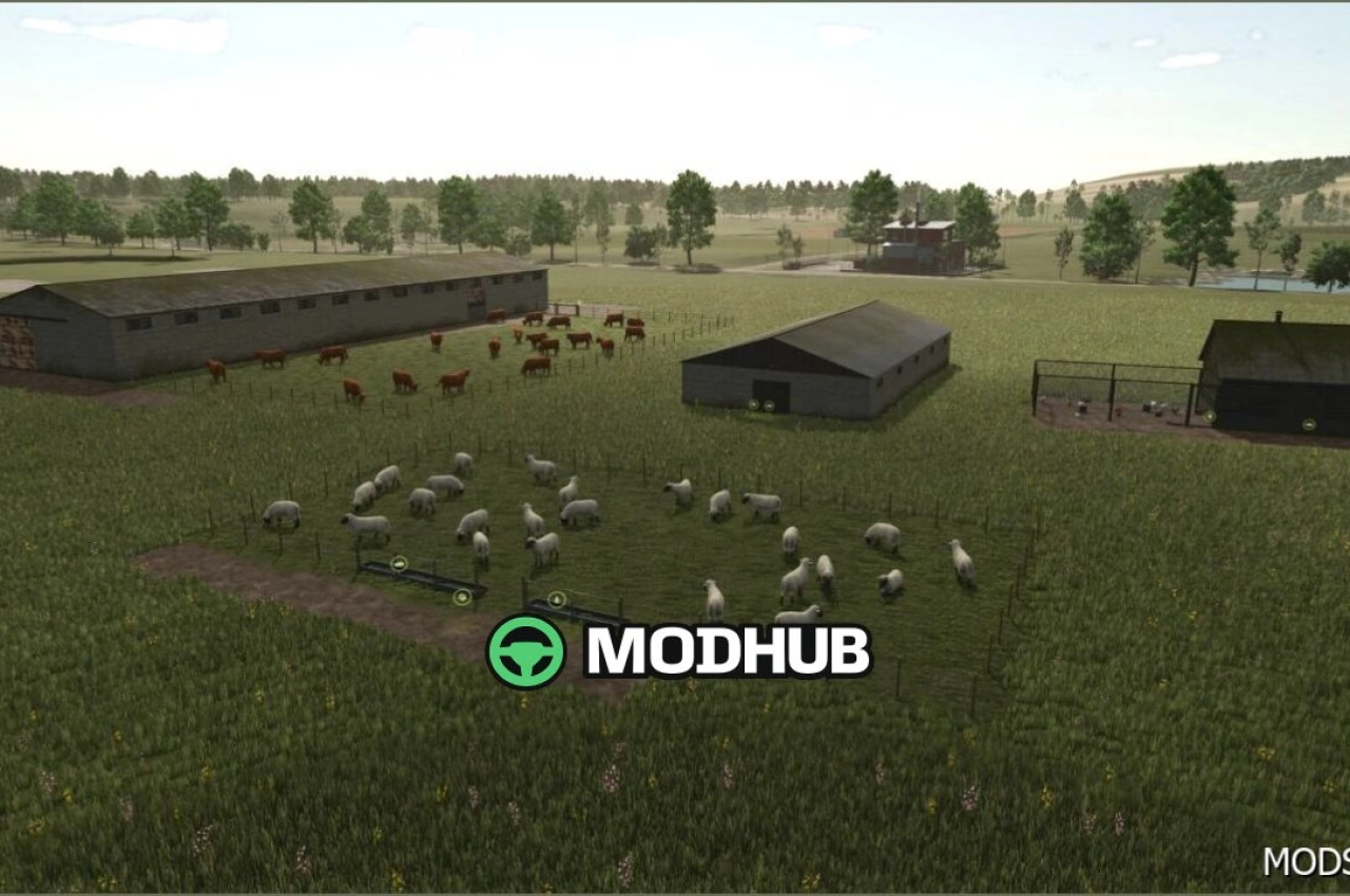 Пакет будівель Multi Farm для Farming Simulator 25