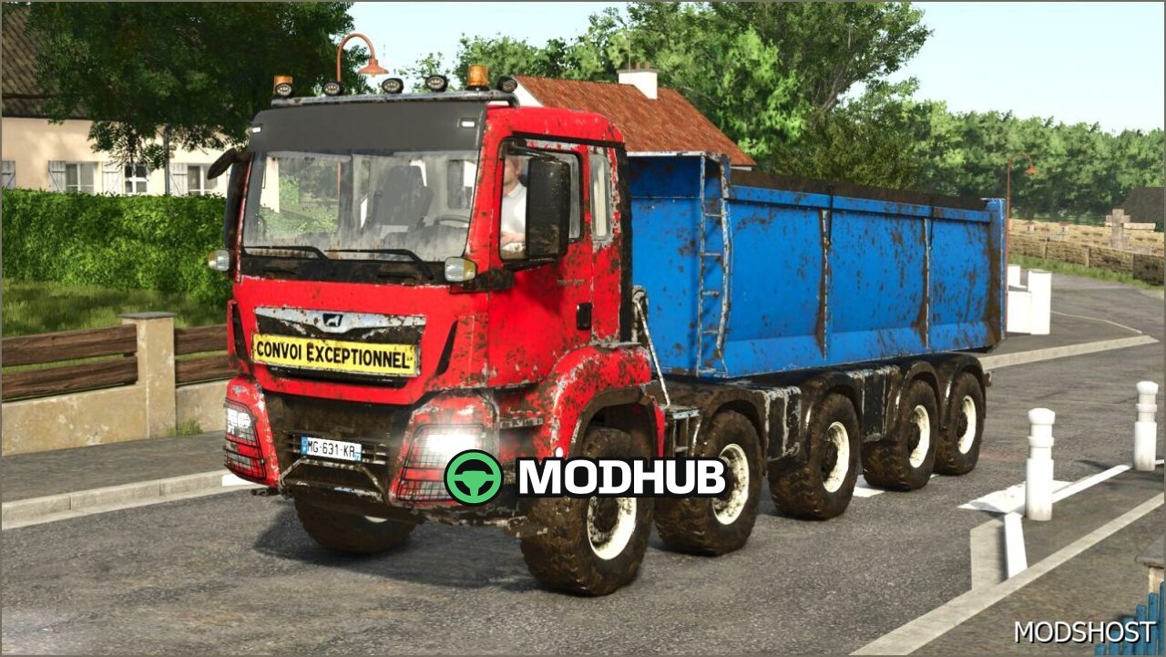 Вантажівка MAN TGS 18.500 Kipper для Farming Simulator 25