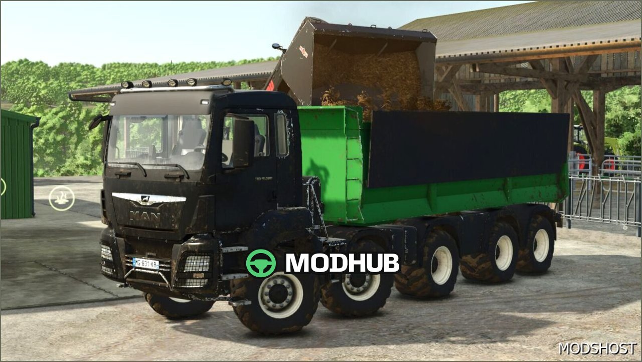 Вантажівка MAN TGS 18.500 Kipper для Farming Simulator 25