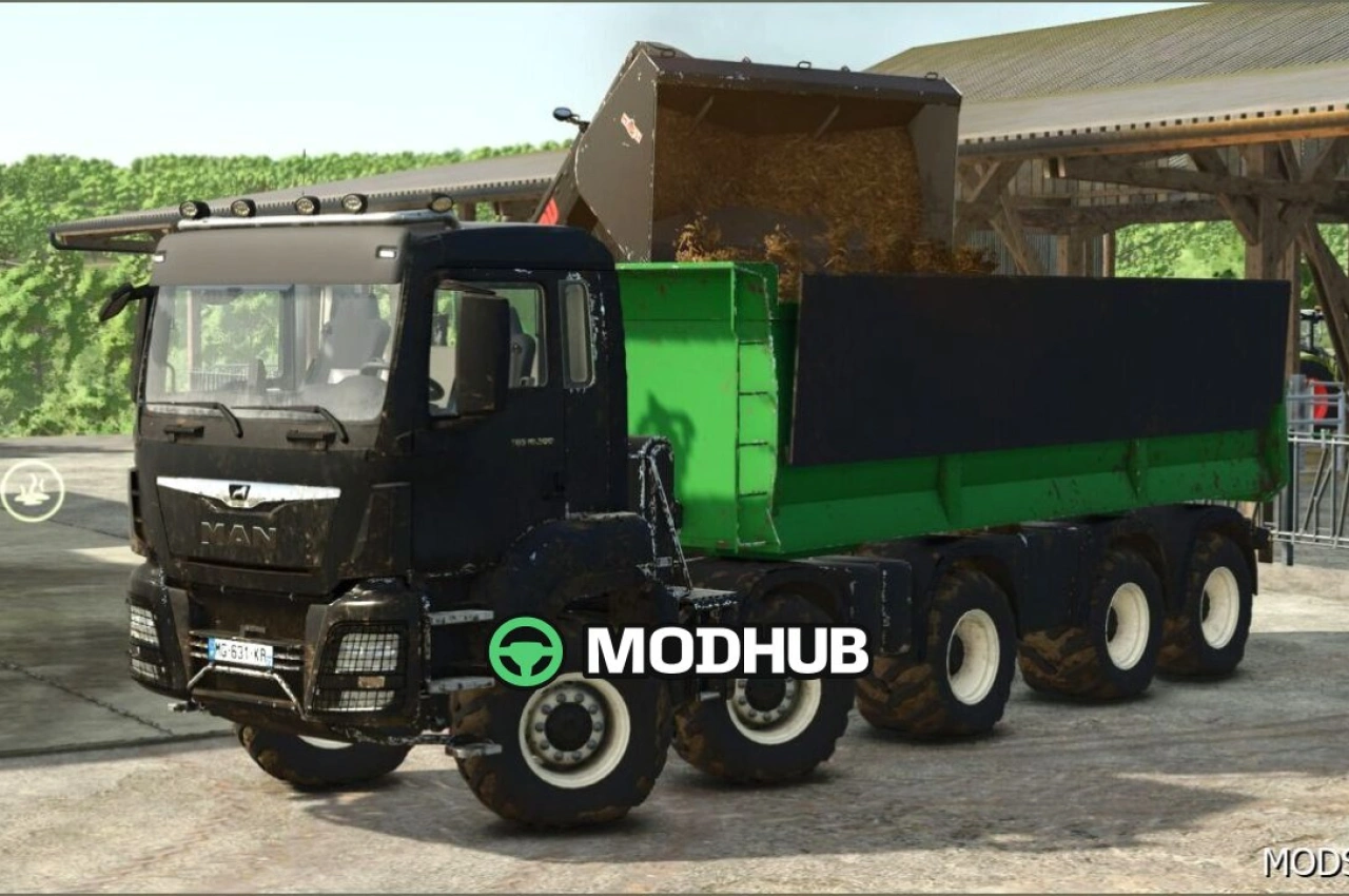 Вантажівка MAN TGS 18.500 Kipper для Farming Simulator 25