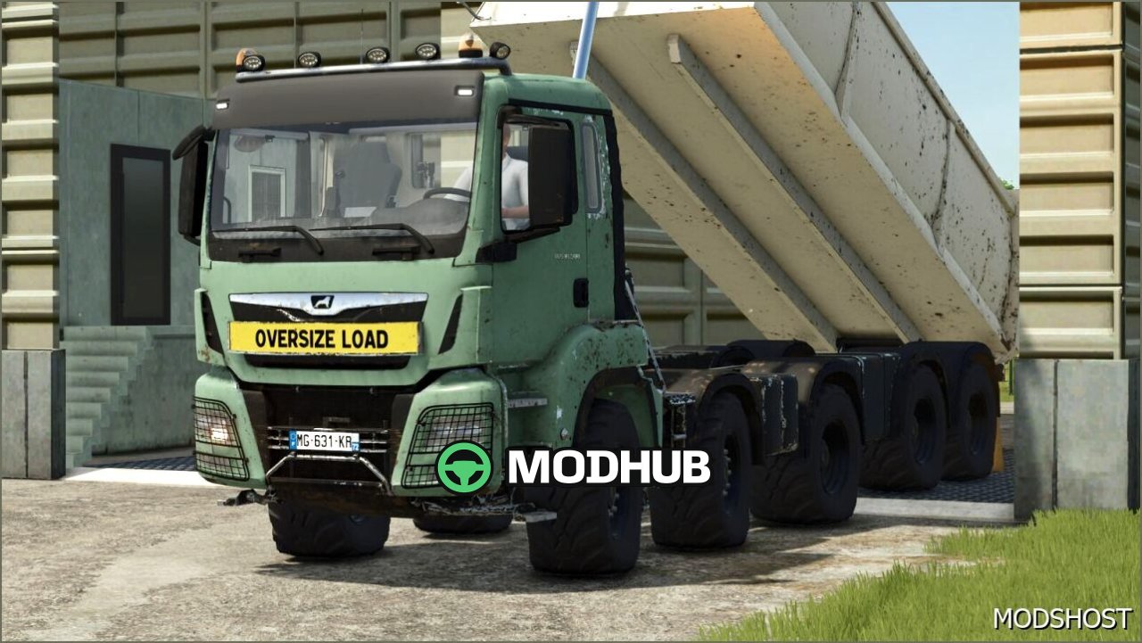 Вантажівка MAN TGS 18.500 Kipper для Farming Simulator 25