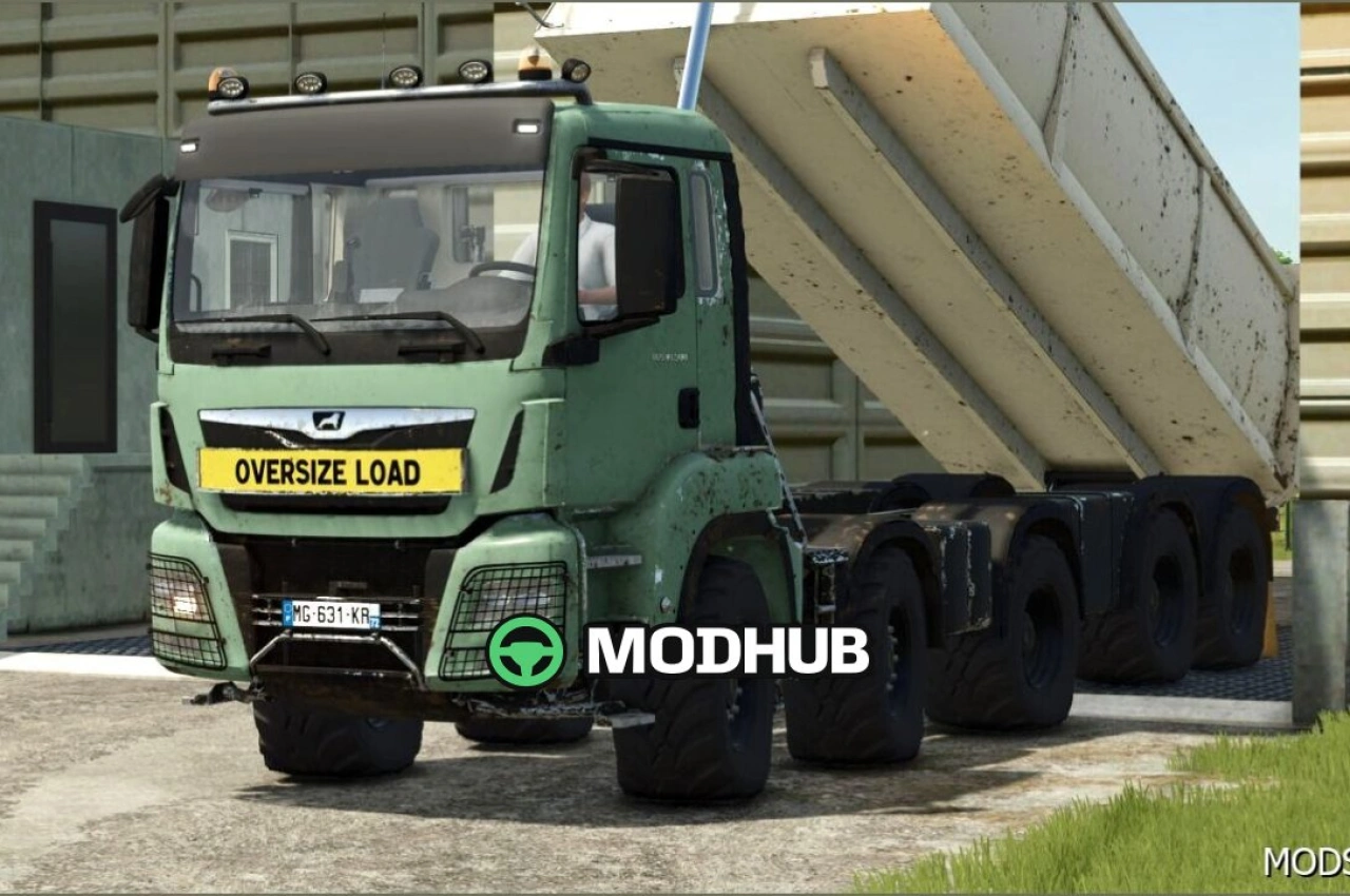 Вантажівка MAN TGS 18.500 Kipper для Farming Simulator 25