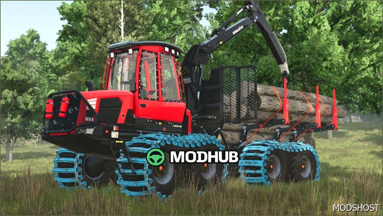 Навантажувач Komatsu 895 Loadflex для Farming Simulator 25
