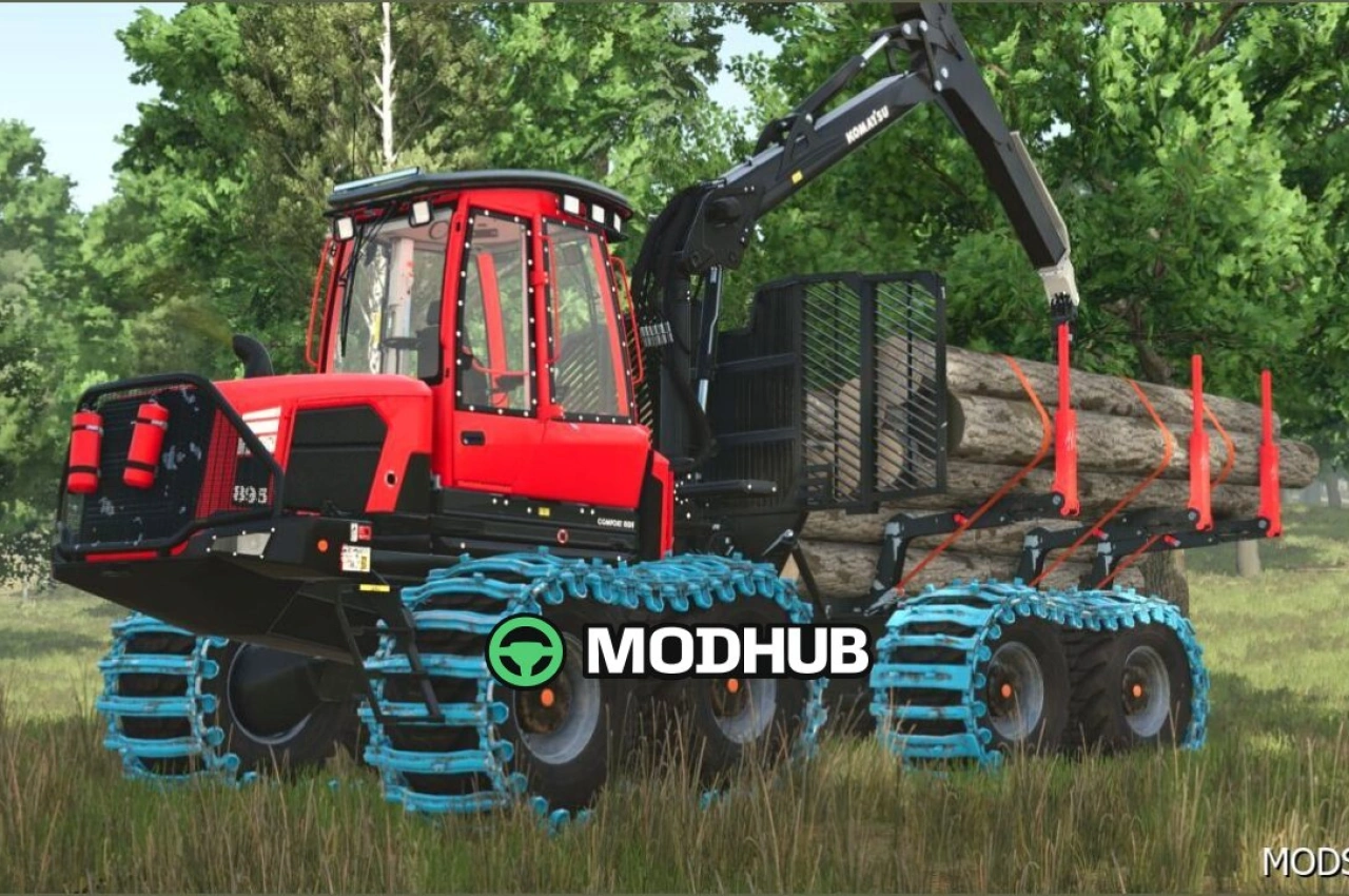 Навантажувач Komatsu 895 Loadflex для Farming Simulator 25