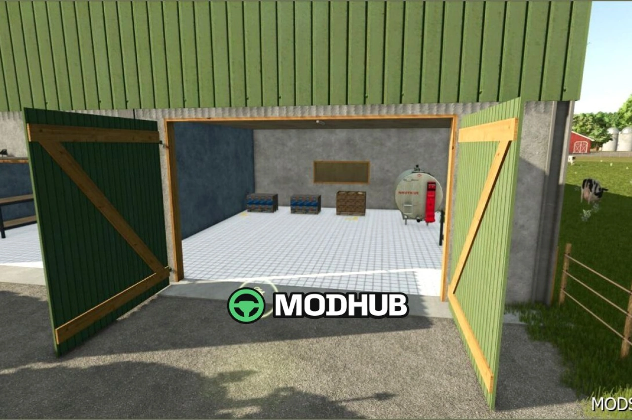 Станція для корів молочного напрямку для Farming Simulator 25