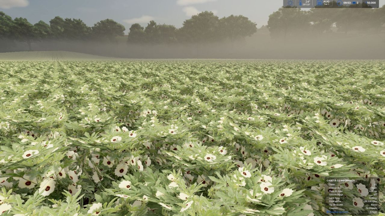 Nowy prefab Okra (Bame) i Edamame (Zielona Soja) dla Farming Simulator 25 — Warzywa