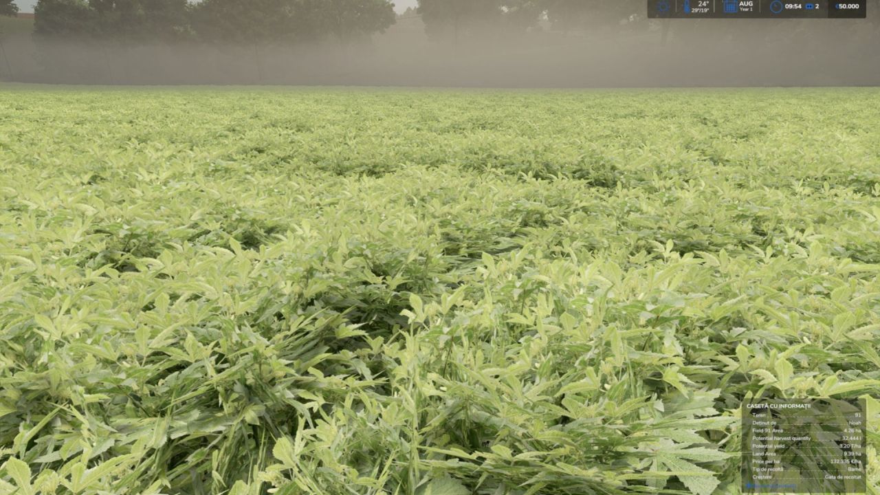 Nowy prefab Okra (Bame) i Edamame (Zielona Soja) dla Farming Simulator 25 — Warzywa