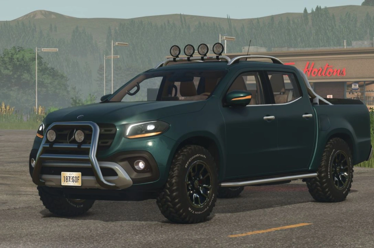 Автомобіль Mercedes X-class для Farming Simulator 25