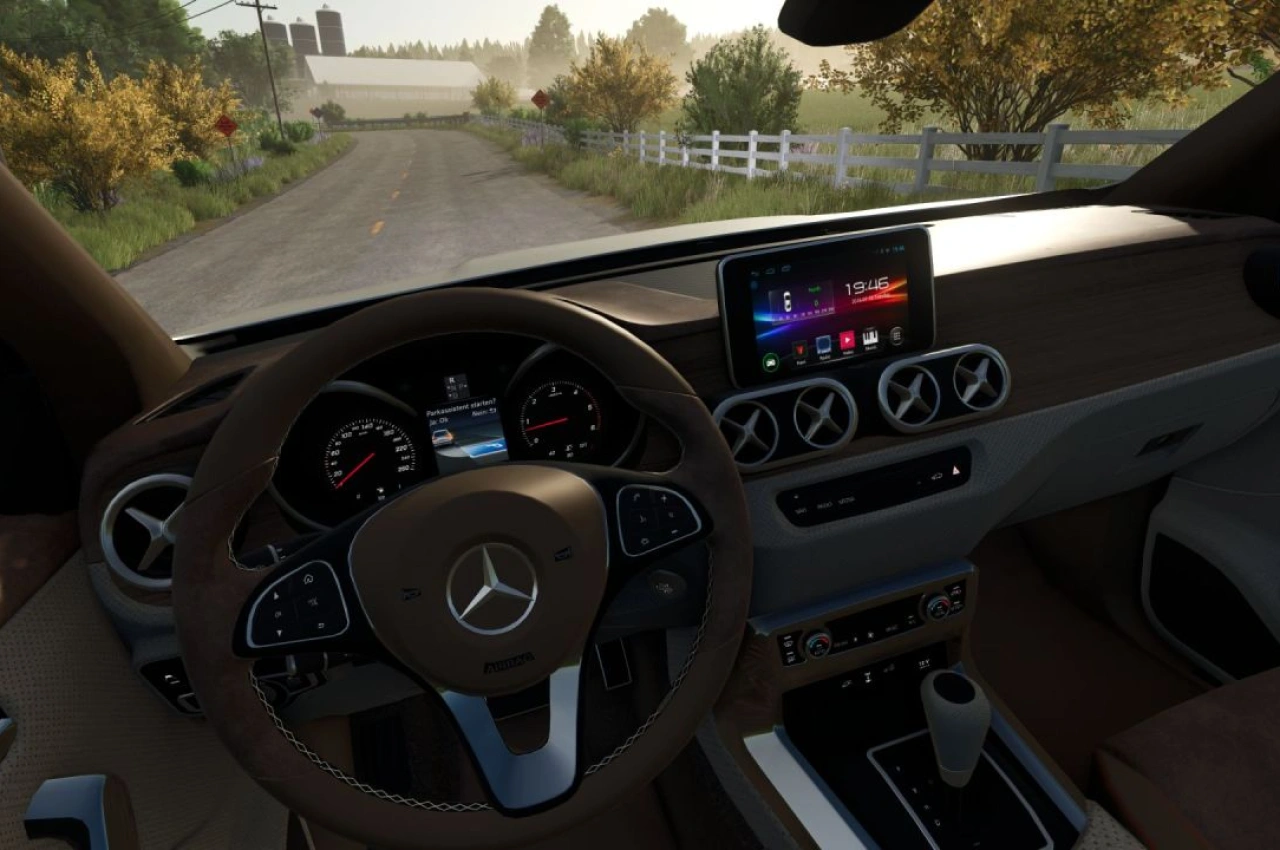 Автомобіль Mercedes X-class для Farming Simulator 25