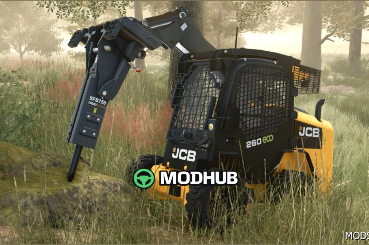 Екскаватор JCB 260 для Farming Simulator 25
