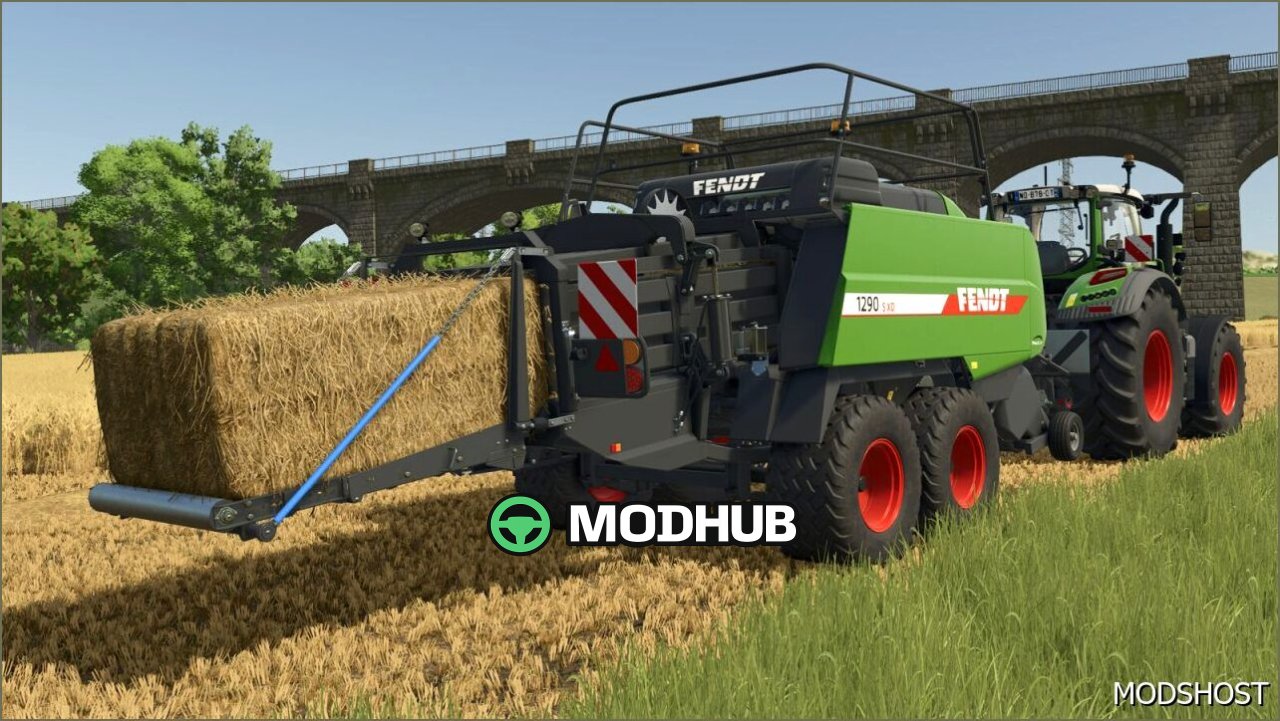Baler Fendt 1290 S XD Procut for Farming Simulator 25
