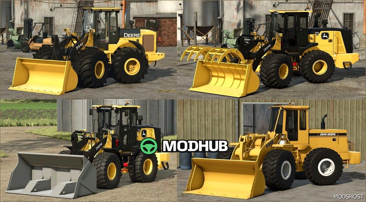 Навантажувачі John Deere для Farming Simulator 25