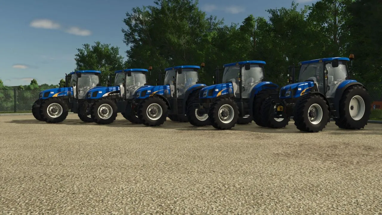 Потужний Трактор New Holland TSA / T6000 — Гнучкі Двигуни та Багато Конфігурацій для FS25