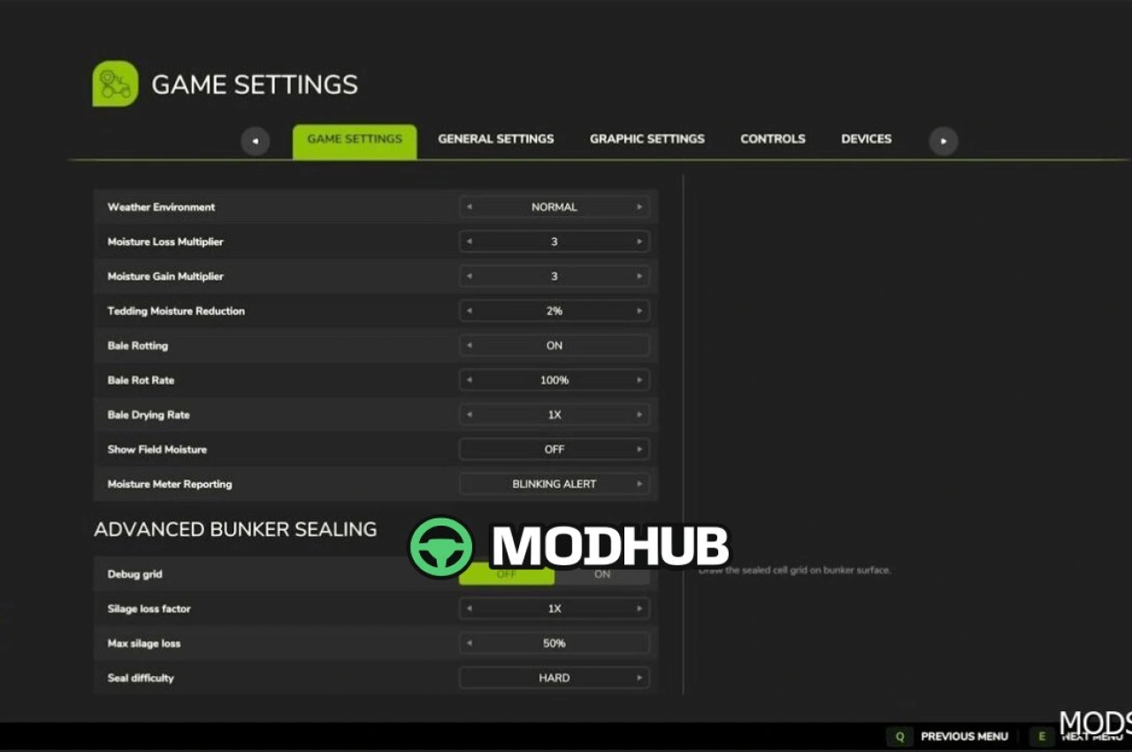 Запечатування бункерів для Farming Simulator 25