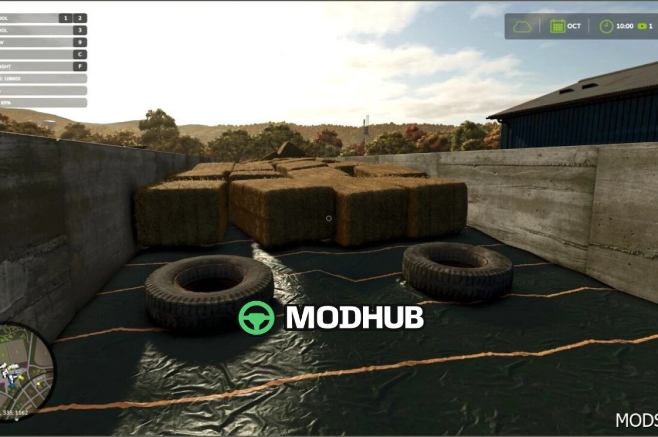 Запечатування бункерів для Farming Simulator 25