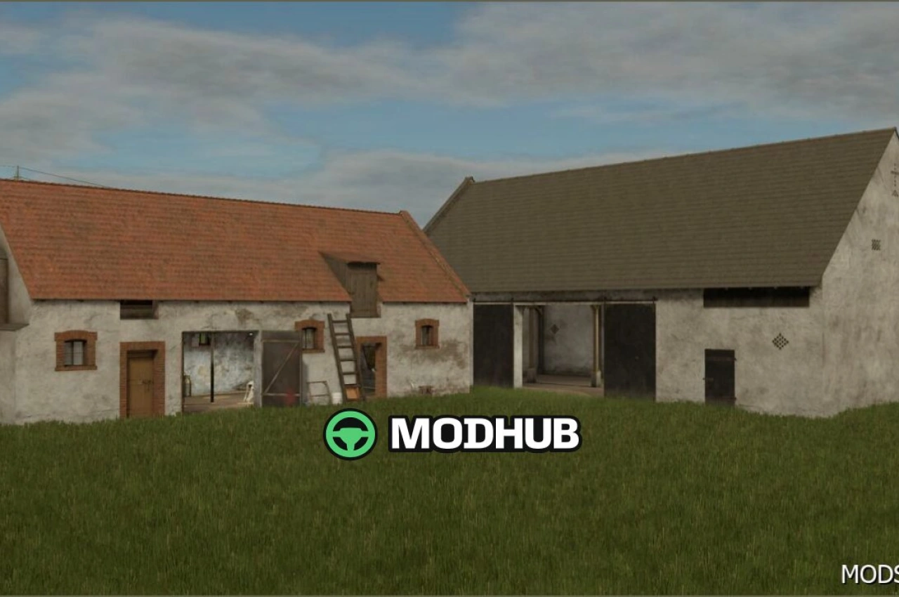 Сарай та корівник для Farming Simulator 25