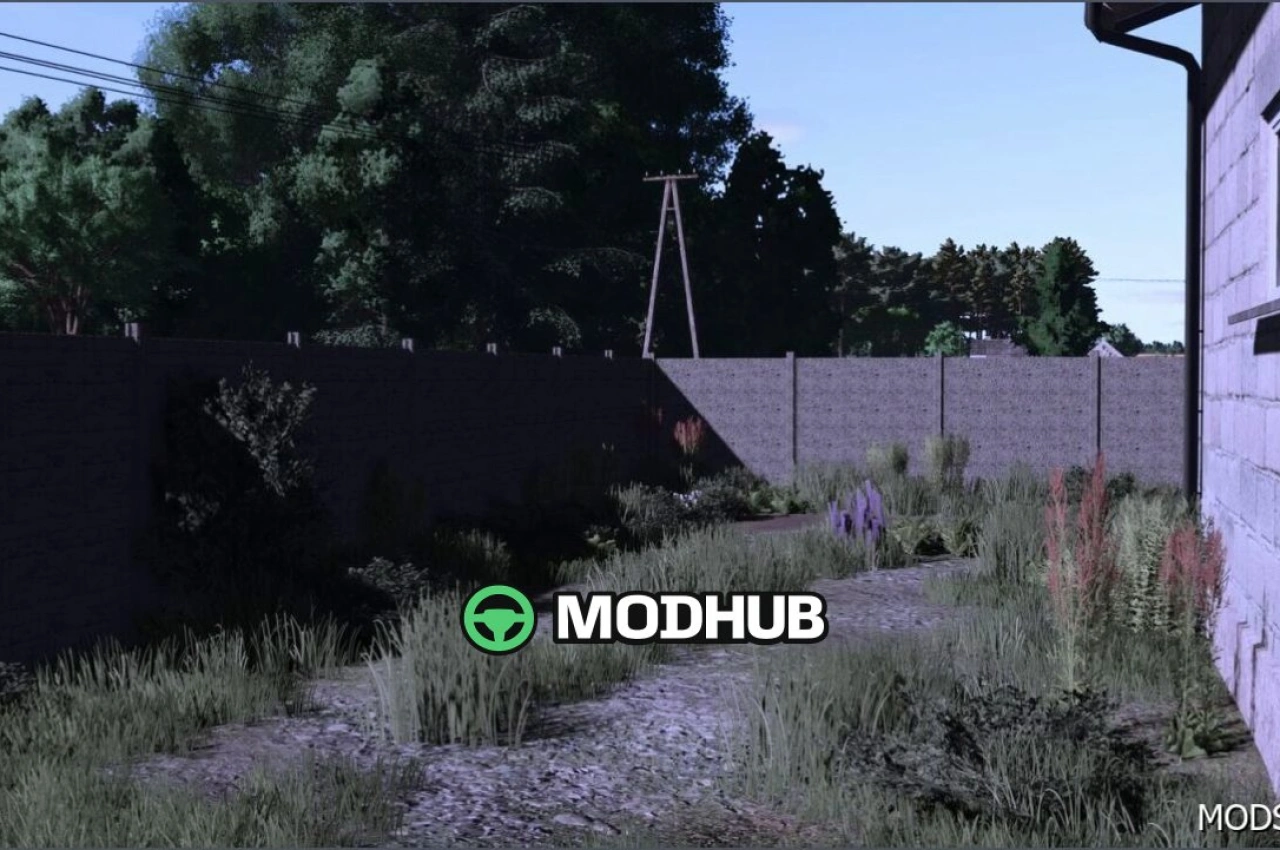 Пакет бетонних огорож для Farming Simulator 25