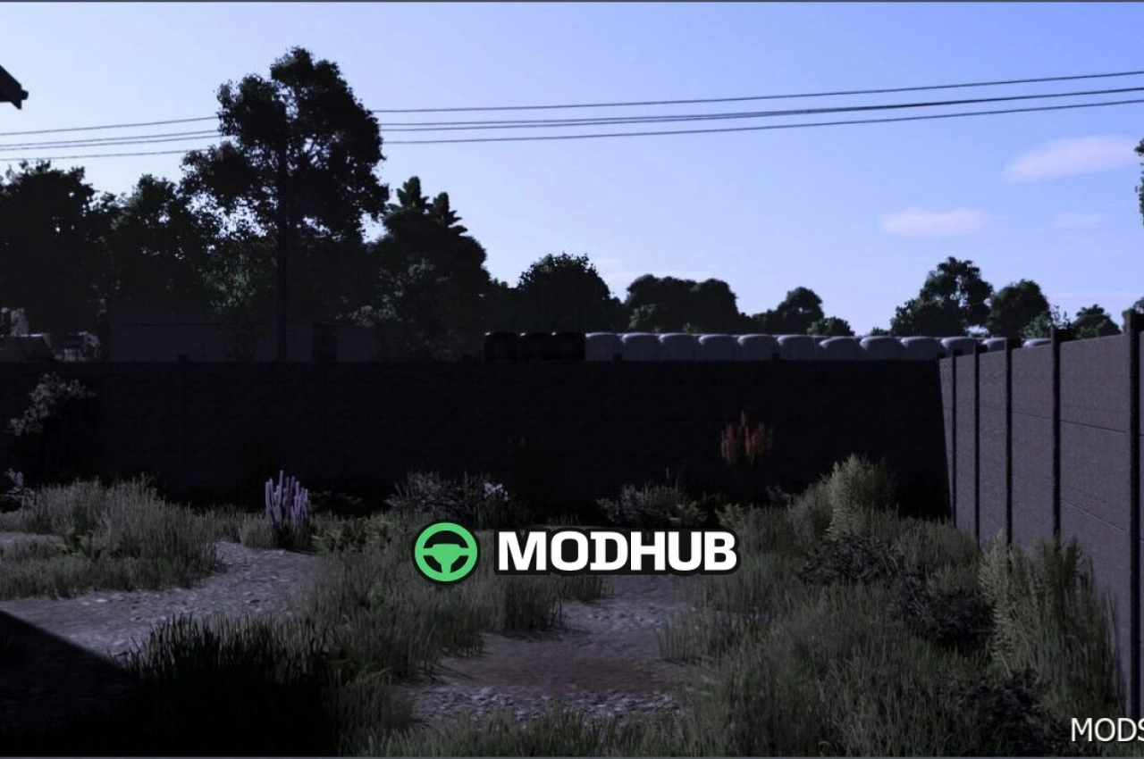 Пакет бетонних огорож для Farming Simulator 25