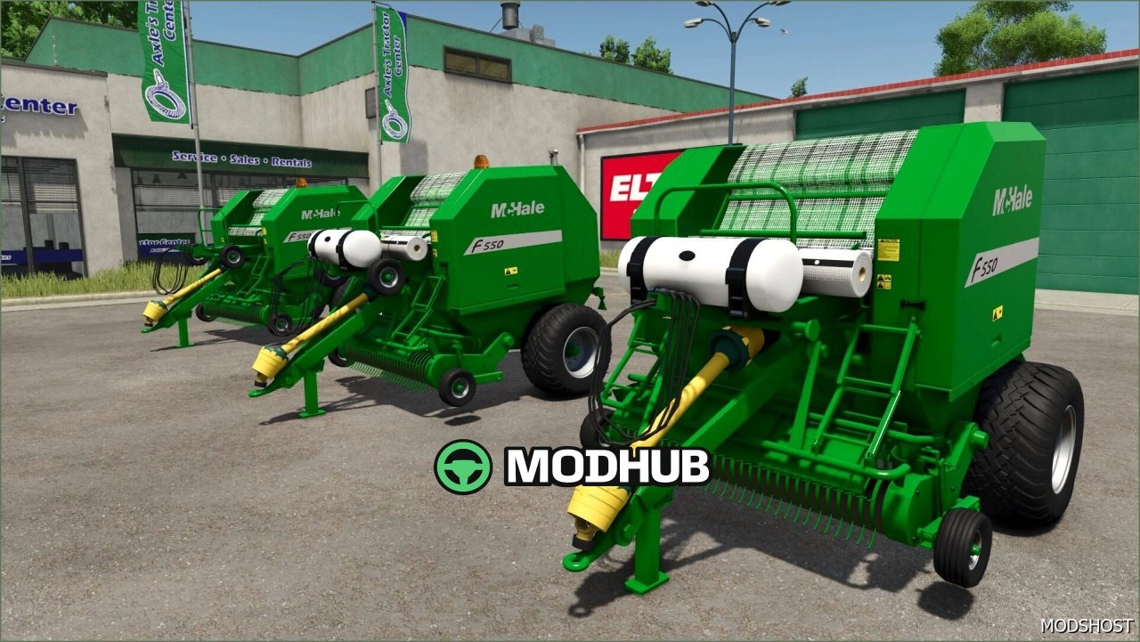 Прес-підбирач Mchale F550 V2.3 для Farming Simulator 25