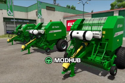 Pressen Mchale F550 V2.3 für Farming Simulator 25