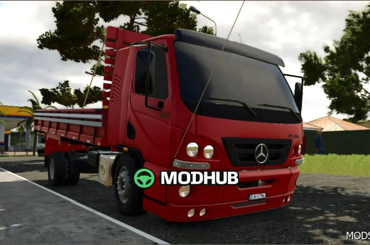 Вантажівка Mercedes Benz Accelo FS25 для Farming Simulator 25