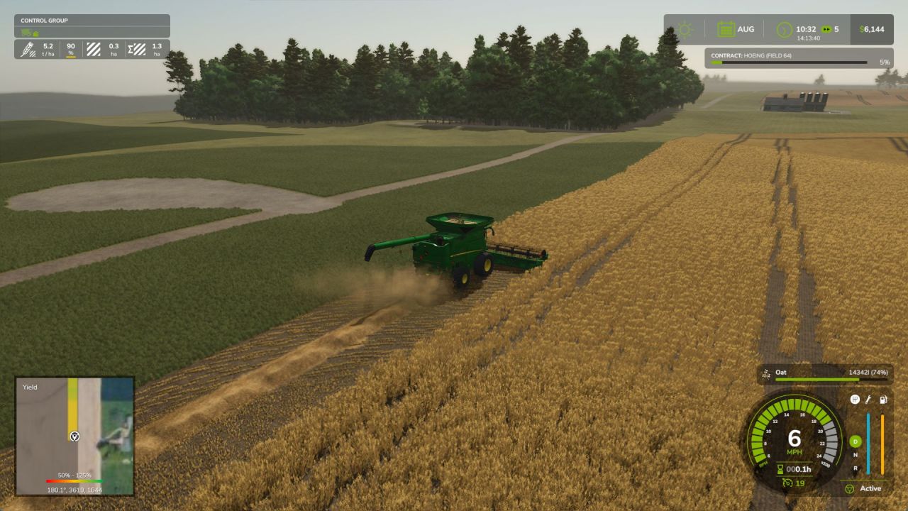 Neue Realistische Karte Nashville MI 4X für Farming Simulator 25 — Große Felder und Produktionen