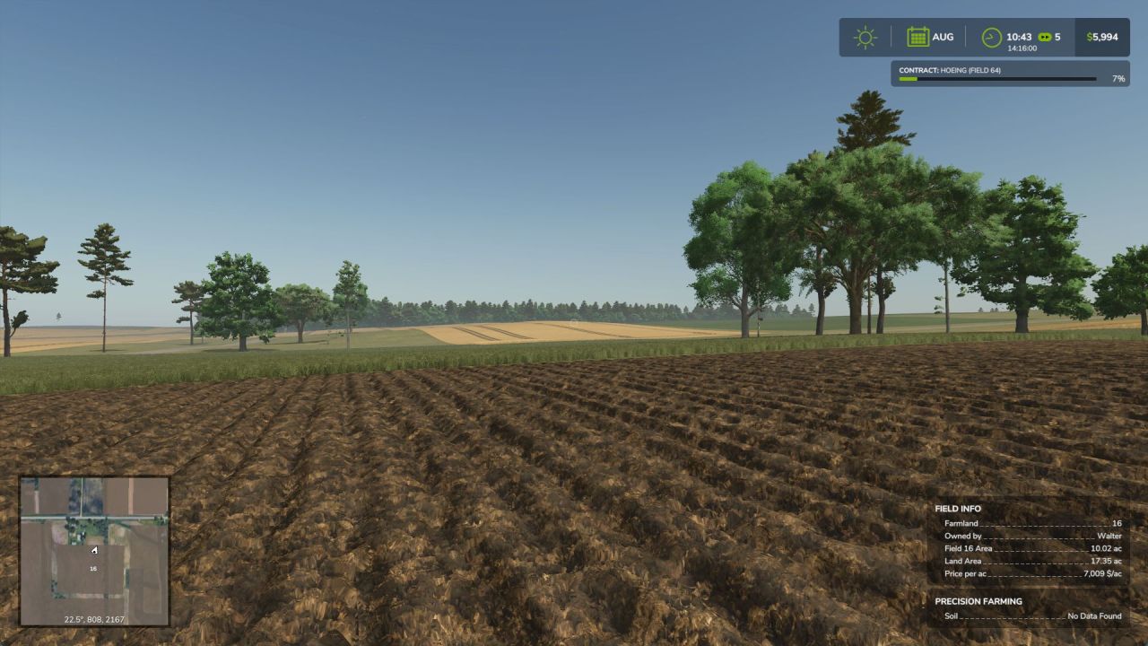 Neue Realistische Karte Nashville MI 4X für Farming Simulator 25 — Große Felder und Produktionen