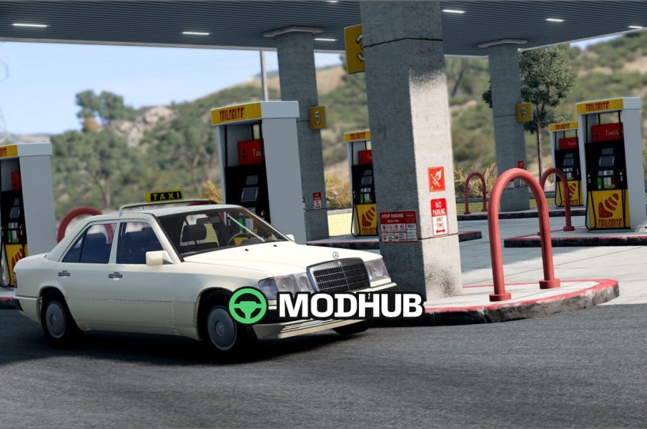 Автомобіль Mercedes Benz (W124) (1980 1990) для BeamNG.drive