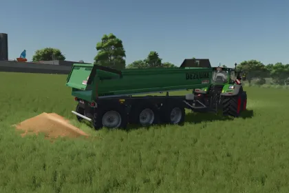 Efektywny 3-osiowy wywrotka Dezeure TPX 36S dla Farming Simulator 25 — 2