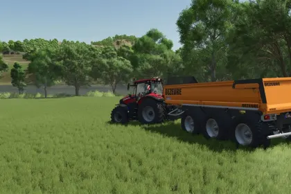 Efektywny 3-osiowy wywrotka Dezeure TPX 36S dla Farming Simulator 25 — 3
