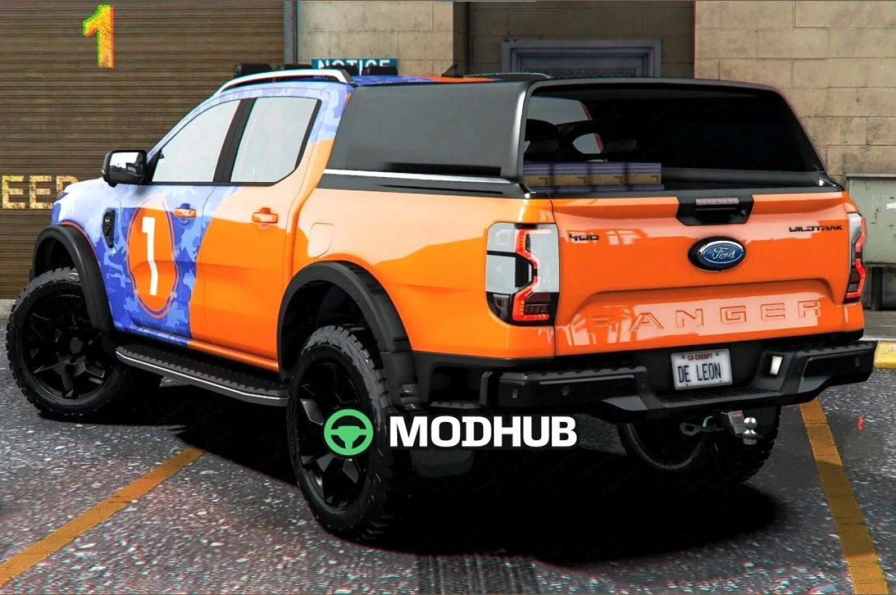 Автомобіль Ford Ranger Offroad Gulf для GTA 5