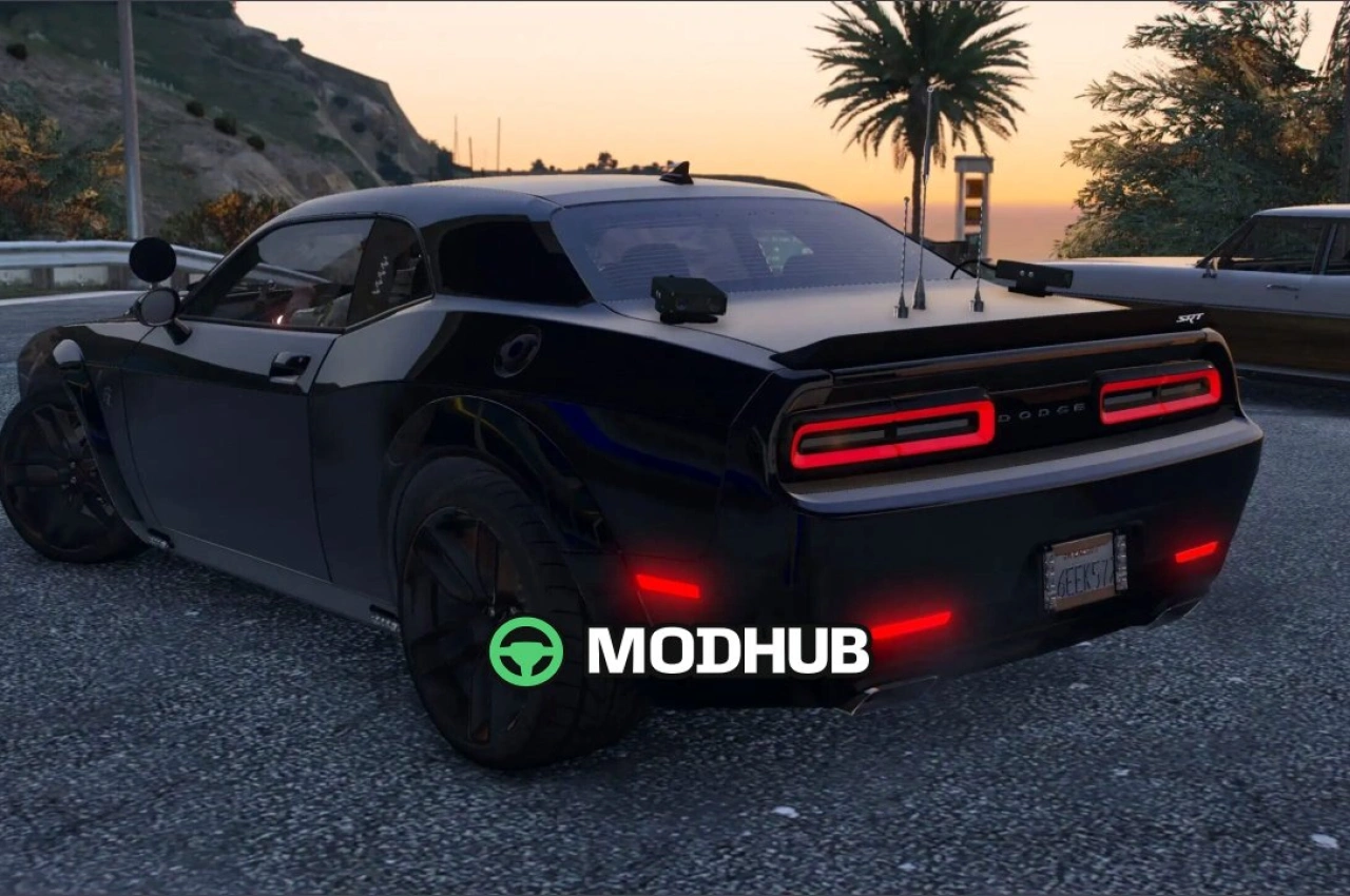 Автомобіль Dodge Challenger SRT Hellcat Redeye для GTA 5