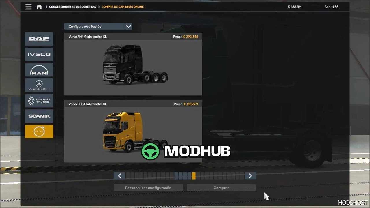 Вантажівки для Euro Truck Simulator 2
