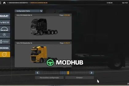 Wszystkie ciężarówki w salonie do Euro Truck Simulator 2