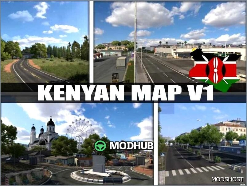 Карта Кенії V1 для Euro Truck Simulator 2