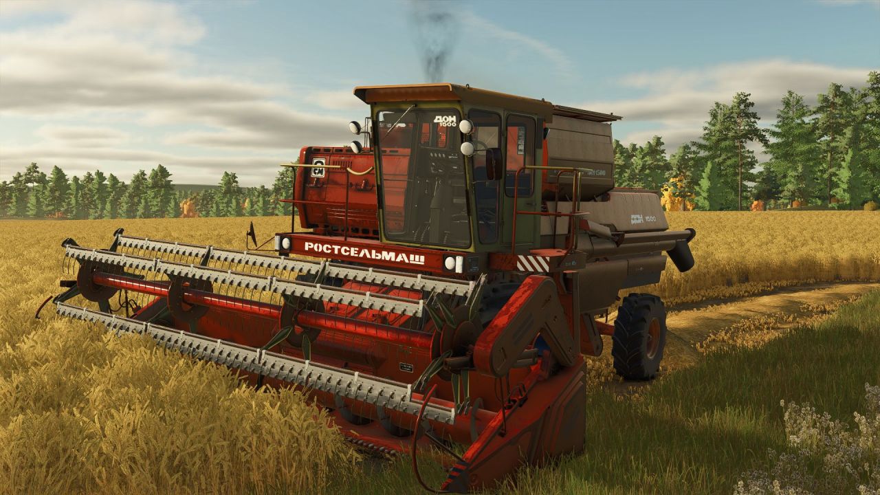 Legendärer Mähdrescher Don 1500 für Farming Simulator 25 — Klassiker mit Flexiblen Einstellungen