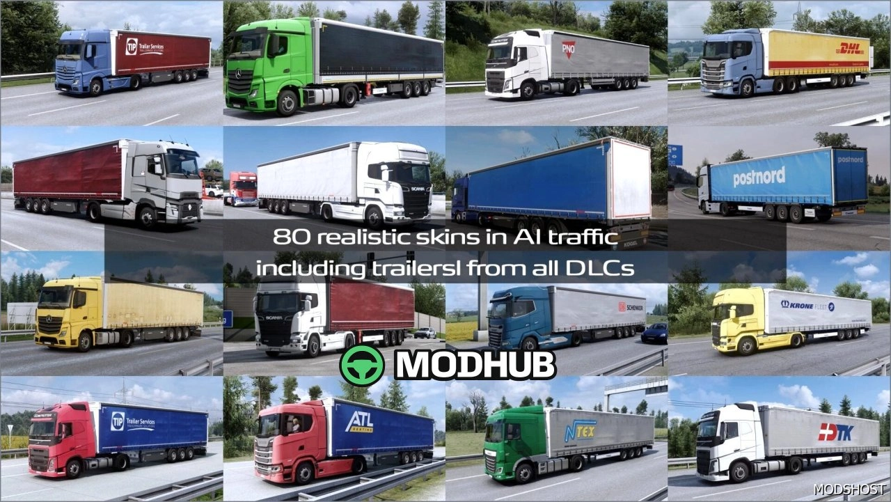 Пакет скінів Krone Realistic для Euro Truck Simulator 2
