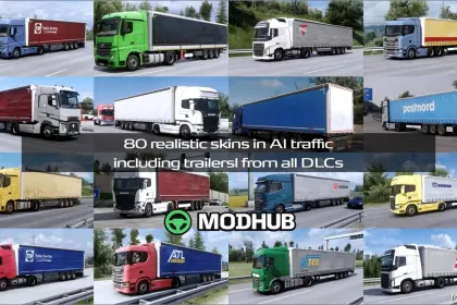 Paczka skórek Krone Realistic do Euro Truck Simulator 2