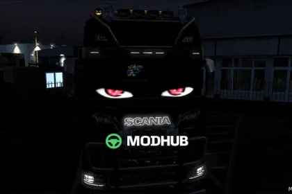 Panel LED A W V1.6 do Euro Truck Simulator 2