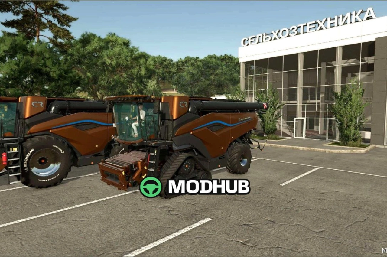 Комбайн NEW Holland CR11 Pack для Farming Simulator 25