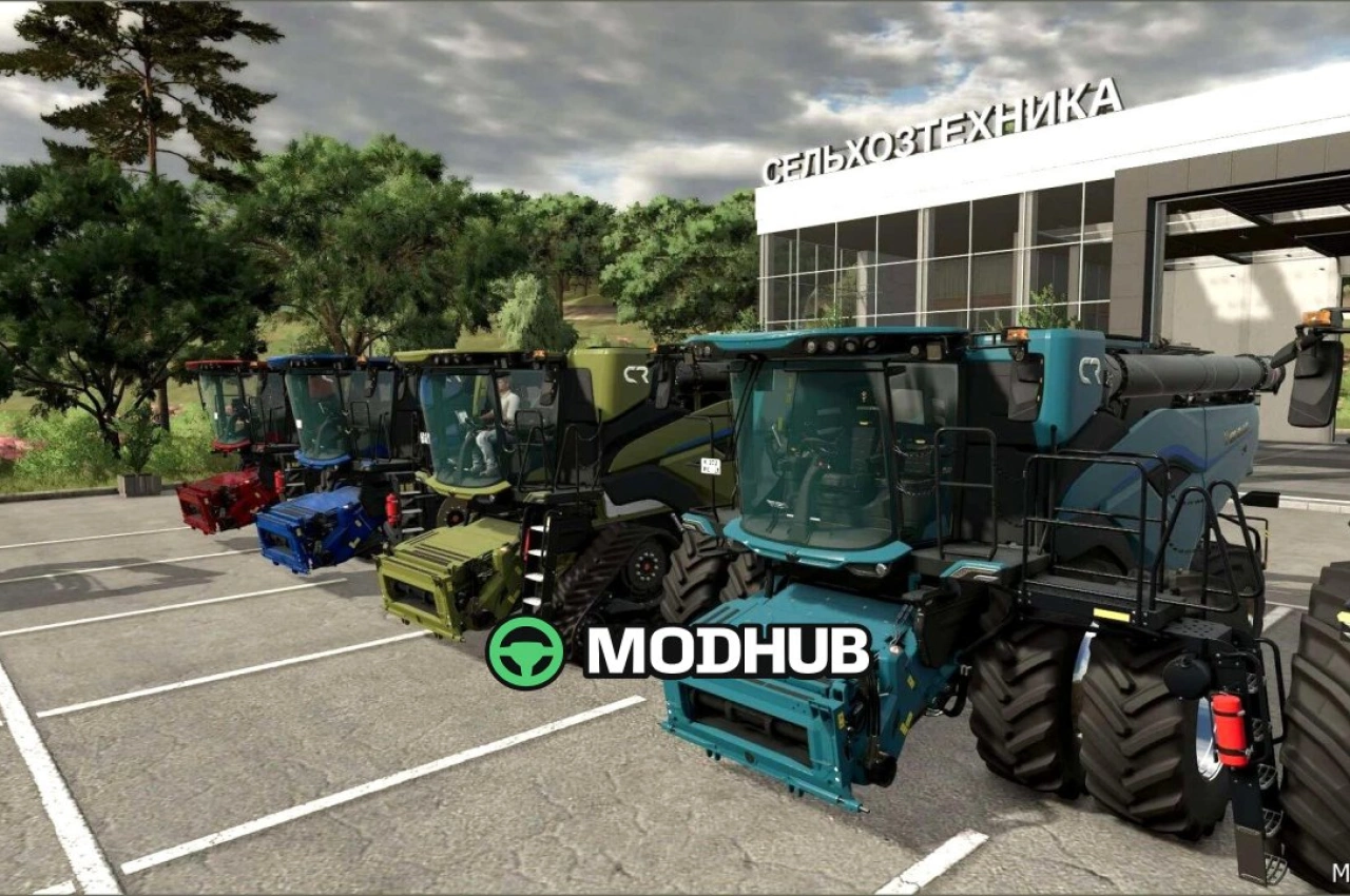 Комбайн NEW Holland CR11 Pack для Farming Simulator 25
