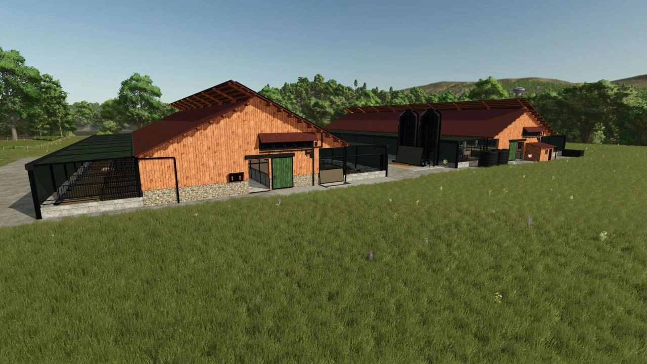 Сучасний свинарник для Farming Simulator 25